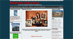 Desktop Screenshot of bridgewaterpubliclibrary.org